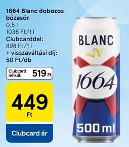 Tesco 1664 blanc ajánlat