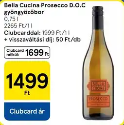 Tesco Bella Cucina Prosecco D.O.C. ajánlat
