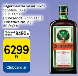 Tesco Jägermeister ajánlat