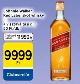 Tesco johnnie walker red label skót whisky ajánlat