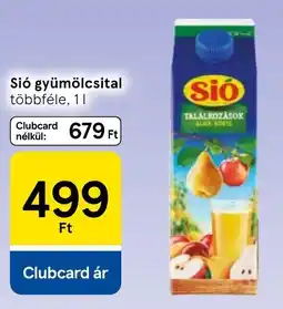 Tesco Sió gyümölcsital ajánlat