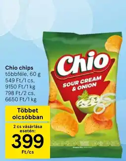 Tesco Chio chips ajánlat