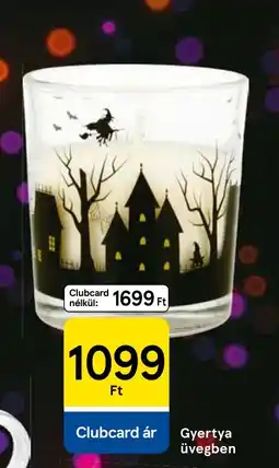 Tesco Gyertya üvegben ajánlat