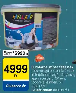 Tesco Eurofarbe színes falfesték ajánlat