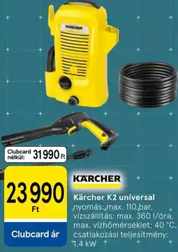 Tesco Karcher k2 universal ajánlat