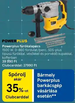 Tesco Powerplus fúrókalapács ajánlat