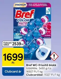 Tesco Bref wc-frissítő blokk ajánlat