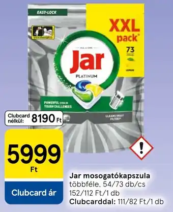 Jar mosogatókapszula