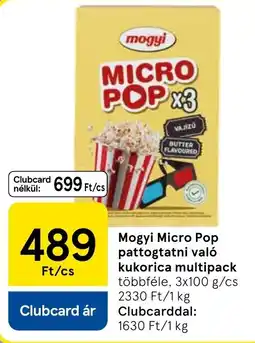 Tesco Mogyi micro pop ajánlat