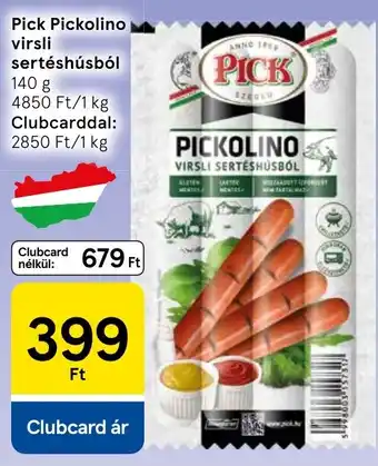 Pick pickolino virsli sertéshúsból