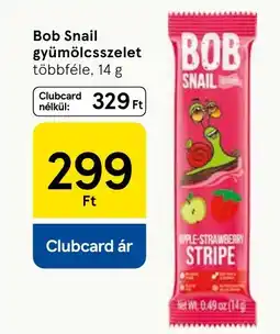 Tesco Bob Snail gyümölcsszelet ajánlat