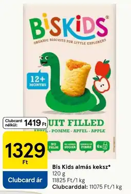 Tesco Bis Kids almás keksz ajánlat