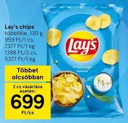 Tesco Lay's chips ajánlat