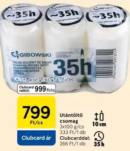 Tesco Gibowski olajos gyertya ajánlat