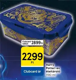 Tesco Harry potter-es ételtároló ajánlat
