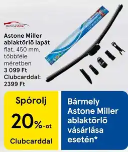 Tesco Astone Miller ablaktörlő lapát ajánlat