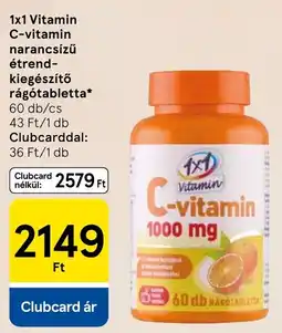Tesco 1x1 vitamin c-vitamin ajánlat