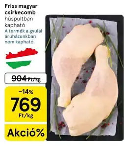 Tesco Friss magyar csirkecomb ajánlat