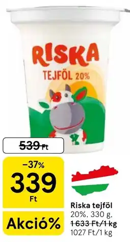 Tesco Riska tejföl ajánlat