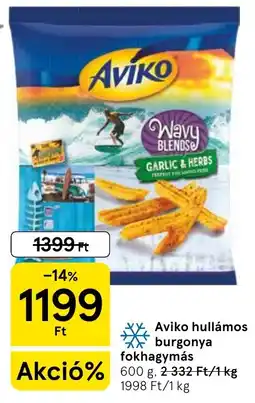 Tesco Aviko hullámos burgonya ajánlat
