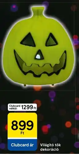 Tesco Világító tők dekoráció ajánlat