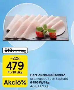 Tesco Herz csirkemellsonka ajánlat