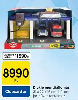Tesco Dickie mentőállomás ajánlat