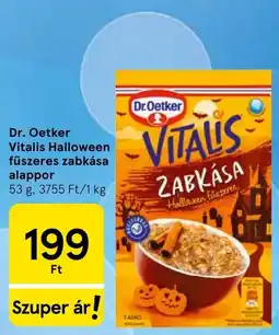 Tesco Dr. Oetker vitalis zabkása ajánlat