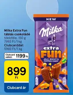 Tesco Milka extra fun ajánlat