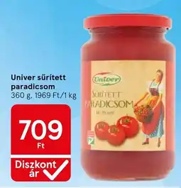 Tesco Univer sűrített paradicsom ajánlat