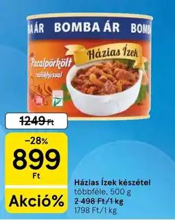 Tesco Házias Ízek készétel ajánlat