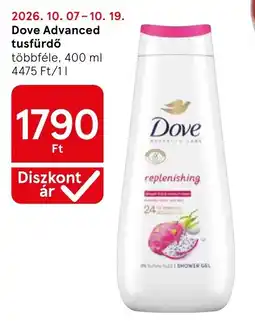Tesco Dove tusfürdő ajánlat