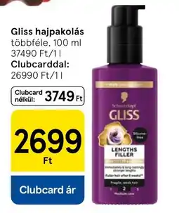 Tesco Schwarzkopf gliss hajpakolás ajánlat
