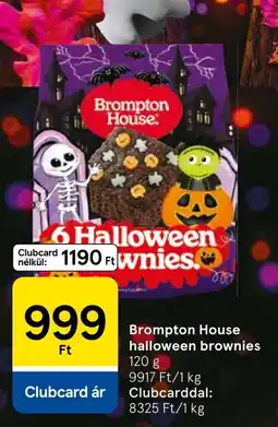 Tesco Brompton House halloween brownies ajánlat