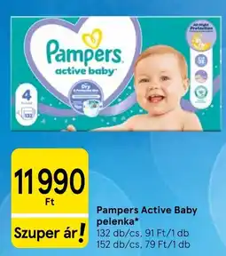 Tesco Pampers active baby pelenka ajánlat