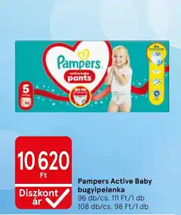 Tesco Pampers active baby pants ajánlat