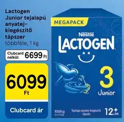 Tesco Lactogen junior tejlapú anyatej- kiegészítő tápszer ajánlat