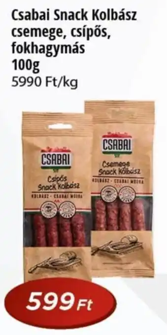 Csabai Snack Kolbász