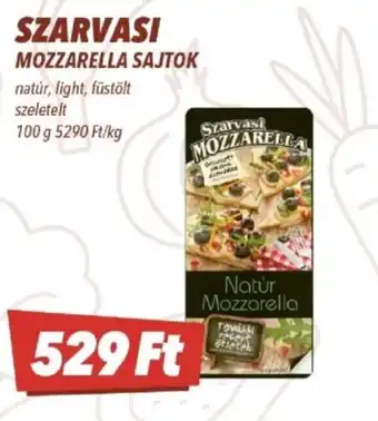 Szarvasi mozzarella sajtok
