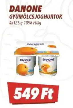 CBA Danone gyümölcsjoghurtok ajánlat