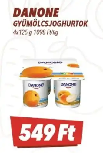 Danone gyümölcsjoghurtok