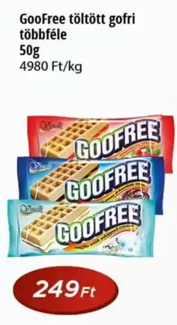Real GooFree töltött gofri ajánlat