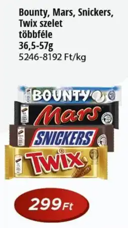 Real Bounty mars snickers twix ajánlat