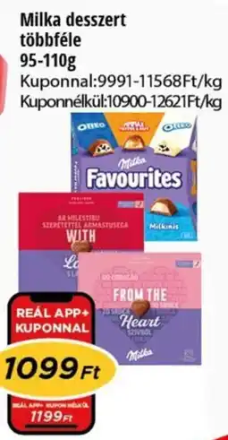 Real Milka desszert ajánlat