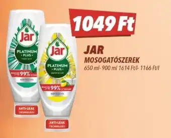 CBA Jar mosogatószer ajánlat