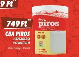 CBA Cba piros háztartási papírtörlő ajánlat