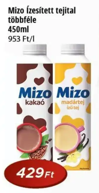 Mizo ízesített tejital