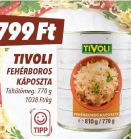 CBA Tivoli fehérboros káposzta ajánlat