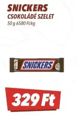 CBA Snickers csokoládé szelet ajánlat