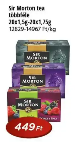 Real Sir Morton tea ajánlat